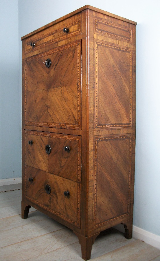 Marquetry Secretaire Abattant - Escritoire – Bureau